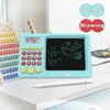 Xrec Piešimo planšetė LCD rašymo lenta 5,2'' Spalvota braižymo lenta + skaičiuotuvas / Mėlyna