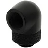 XSPC Adapteris 90 Degree G1/4 inch Male to G1/4 inch Female – Rotatable, Juodas