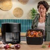 Black & Decker Juodas & Decker Gruzdintuvė beztłuszczowa Juodas & Decker Cecotec Cecofry&Grilis Duoheat 6500, juodas