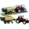Lean Toys Didelis traktorius su priekaba Žemės ūkio mašina 65 cm