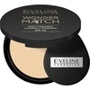Eveline Cosmetics Wonder Match Matt presuota kompaktiška pudra 02 Vidutinė rusvai gelsvas, 8 g