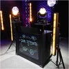 DNA DJ BOOTH WH stalinis DJ stovas su apšvietimu. stalo