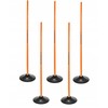 Yakimasport Slalomo kliūčių ruožas 160cm stulpeliai + 1.5kg pagrindas Oranžinė 100866