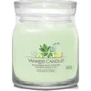 Yankee Candle Aromatinė žvakė Signature glass medium Cucumber Mint Cooler 368 g