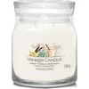 Yankee Candle Aromatinė žvakė Signature glass medium Sweet Vanilla Horchata 368 g