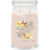 Yankee Candle Aromatinė žvakė "Signature" didelė stiklinė Vanilla Creme Brulée 567 g