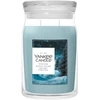 Yankee Candle Winter Night Stars žvakė apvali medinė, šviežia mėlyna 1 vnt. (10.00215.0913)