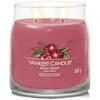 Yankee Candle Aromatinė žvakė Signature glass medium Juodas Cherry 368 g