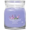 Yankee Candle Aromatinė žvakė Signature glass medium Lilac Blossoms 368 g