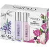 Yardley rinkinys: English Lavender tualetinis vanduo moterims, 10 ml + English Rose tualetinis vanduo moterims, 10 ml