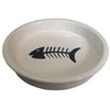 Yarro International Ceramic bowl Plokštė balta / rausva 13.5x2.5c m