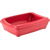 Yarro International YARRO tualetas katėms su rėmeliu JUMBO 57x43x15cm CLASSIC RÓŻOWA