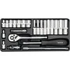 YATO Rinkinys KLUCZY 1/4" 23 vnt. 14421