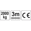 Yato Toya Sa Poland Grandininė gervė 3M, 2,0 T (YT-58953)