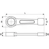 YATO KLUCZ OCZKOWY DO POBIJANIA 30mm 1603