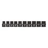 YATO smūginių antgalių rinkinys 1/2" 10 vnt. 10-22 mm 1025