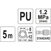 Yato 8mm pneumatinė spiralinė žarna 5m (YT -24207)