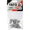 YATO ALIUMINIO KNIEDĖS VERŽLĖS M5 /20 vnt.