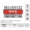 YATO KOMPLET sukimo antgalių / BITÓW 50mm 10vnt. MIX plokščias/PH/PZ 0483