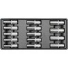 YATO STALČIAUS ĮDĖLIS ILGI PRIEDAI 1/2 "14 vnt 8-21mm 5539