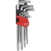 YATO TORX raktai, 9 vnt., T10-T50, ilgi, su skyle 0511