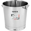 Toya Sa Poland Nerūdijančio plieno kibiras | sustiprintas dugnas | 28 l (YG-00652)