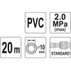 YATO CABLE / PNEUMATINĖ ŽARNA SUstiprinta PVC 10mm x 20m