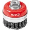 YATO BUT šepetys 60 mm, M14 sriegis, susukta viela - INOX 4768