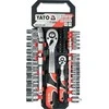 Yato Toya Sa Poland Įrankių rinkinys | 6.3 mm (1/4") + 12.5 mm (1/2") | 51 vnt. (YT-38680)