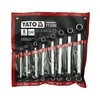 YATO LENKIOTIEJI ŽIEDINIAI VERŽTAŽRAKČIAI, SATINUOTI, 8 vnt. 6-22mm DĖKLAS 0396