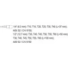 YATO L-RAKTAI 18vnt TORX T10-T60 mm