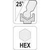 YATO KLUCZ TRZPIENIOWY IMBUS / HEX, Z RĘKOJEŚCIĄ 4,0mm KULA
