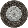 YATO DISKINIS ŠEPETĖLIS SU KOTU 75mm INOX