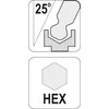 YATO KLUCZ TRZPIENIOWY IMBUS / HEX, Z RĘKOJEŚCIĄ 10,0mm KULA