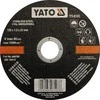 Yato Toya Sa Poland Pjovimo diskas metalui | 125x1.2x22,23 (YT-6103)