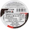 YATO ELEKTROIZOLIACINĖ JUOSTA 15mmx20m BALTA