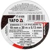 Izoliacinė juosta balta Yato YT-81656 | 20m, 19mm/0,13mm