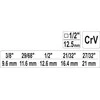 Grąžtas YATO VERŽTAKLIS 1/2" 03316