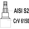 Yato Toya Sa Poland Įpresuotų antgalių rinkinys 1/4"+3/8", 12 vnt T-Star su skylėmis T8-T55 (YT-04332)