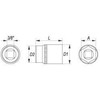 YATO GALVUTĖ 6K 3/8″ TRUMPA 17mm