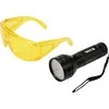Yato Toya Sa Poland UV žibintuvėlis ir akiniai kondicionavimo sistemos nuotėkio aptikimui | UV 21 LED (YT-08581)