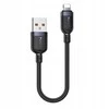 USB kabelis Yesido USB-A - Lightning 0,3 m juodas (YID000555)