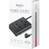 Listwa zasilająca Yesido yesido MC08 Przedłużacz 10w1 (EU) 2650W 6xUSB-A, Juodas / JUODA