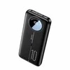 „Yesido“ nešiojama baterija YP40, 10 000 mAh, LED, 2xUSB-A + USB-C, JUODA