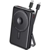 YESIDO POWERBANK YP72 10000MAH 22.5W USB-A+C + LAIDAS USB-C+IP, JUODA