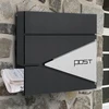 YokaHome M44C PAŠTO DĖŽUTĖ LAIŠKAMS LAIKRAŠČIAMS ANTRACITO- PLIENAS