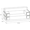 Yolco Sofa pripučiama GS6KW
