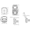 Scanstrut Saulės energijos jungtis Anderson 50A, raudona Scanstrut Ventura SC-V-S1