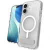 ZAGG Crystal Palace Snap KS MagSafe dėklas su stovu, skirtas iPhone 17 – skaidrus