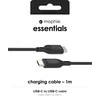 „Zagg International“ USB-C – USB-C USB laidas, 1 m juodas (409911863)